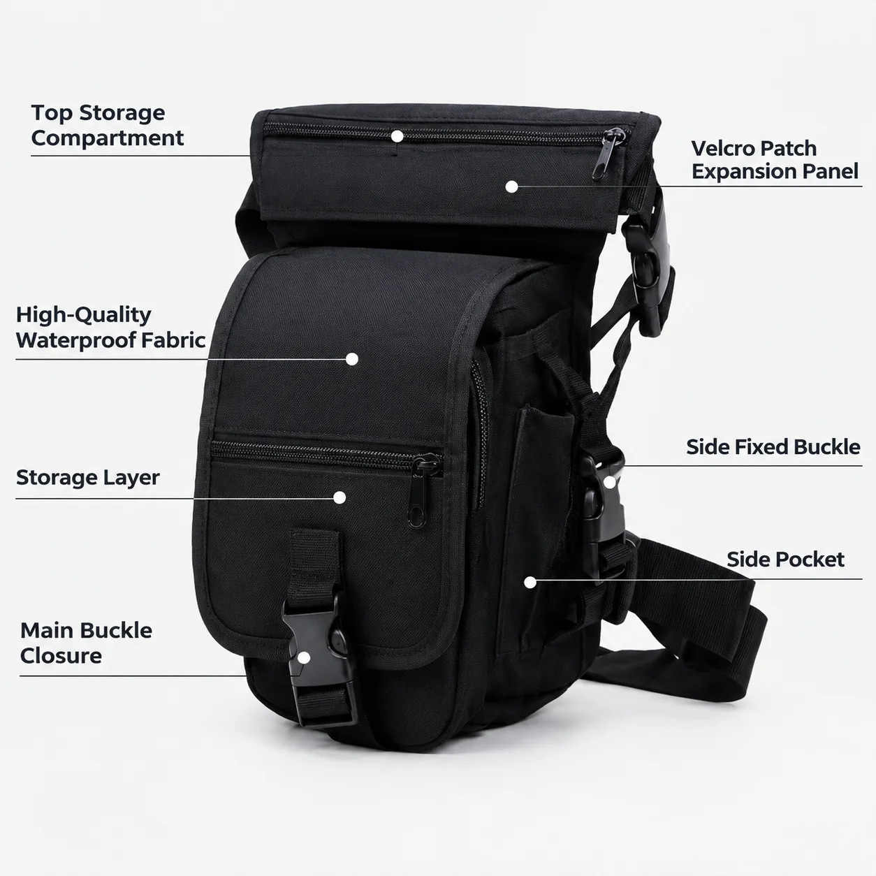 Unisex Motorcycle Leg Bag Adju - đánh giá và giá Motorcycle Leg Bag Drop Thigh Pouch