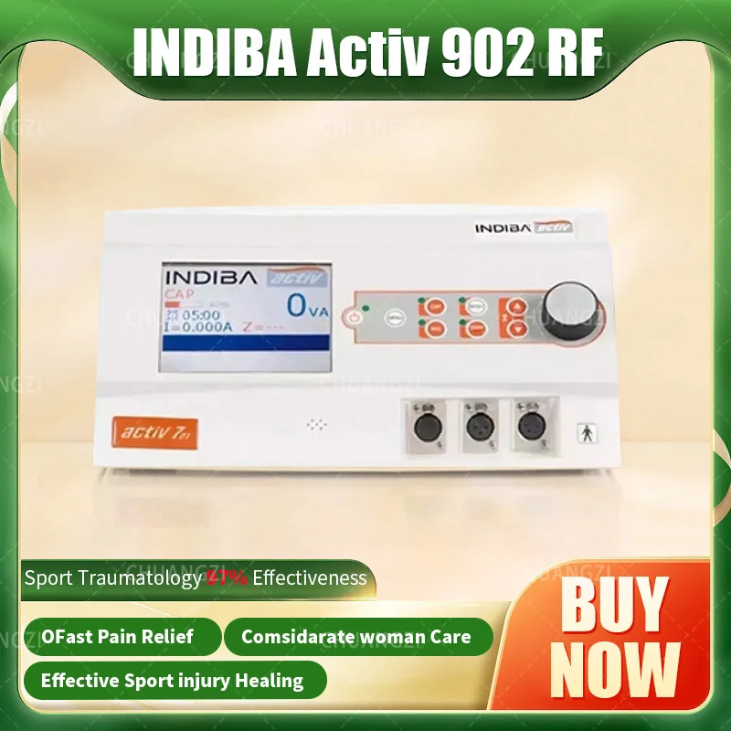 

INDIBA Activ 902 RF 448KHZ Diathermy Face Lift Body Slimming Machine Wrinkle Removal Pain Relief Anti-Cellulite Beauty Equipment