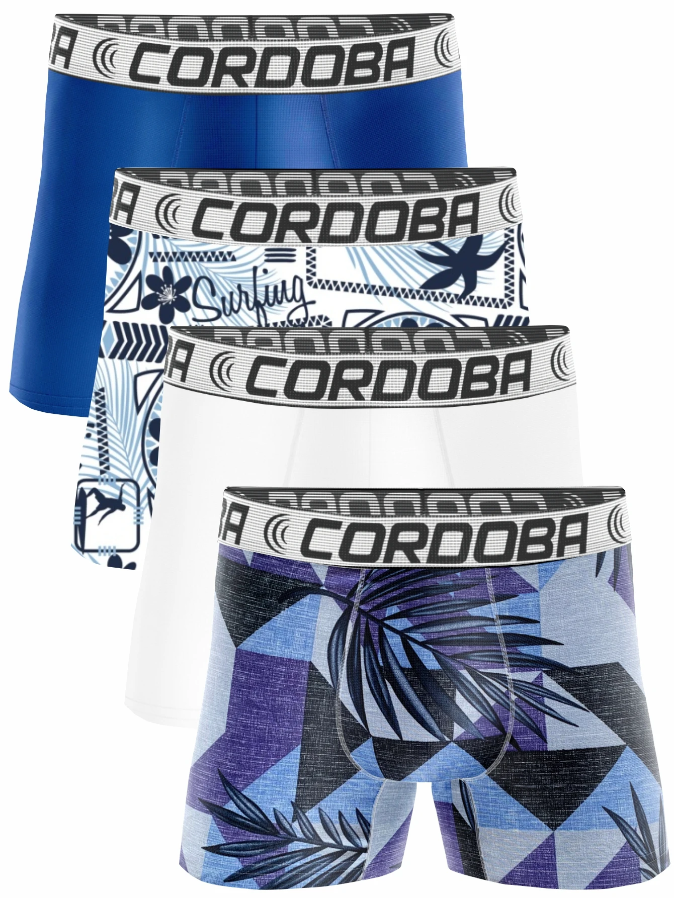 Kit 4 Box Underpants Microfiber Cordoba