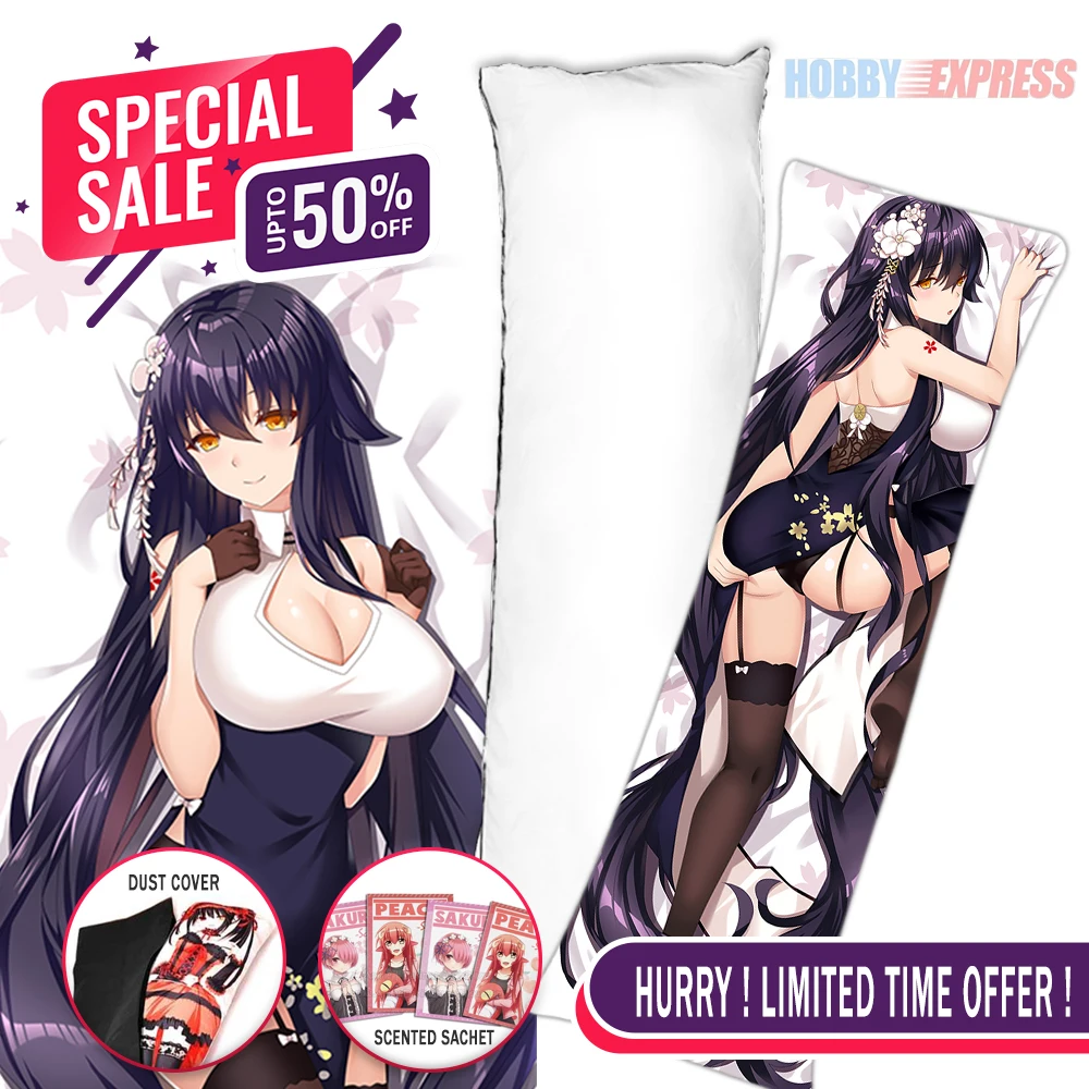 

Hobby Express Anime Dakimakura Japanese Otaku Waifu Life SIze Doublesided Hugging Body Pillow Cover Azur Lane Azuma ADP20638