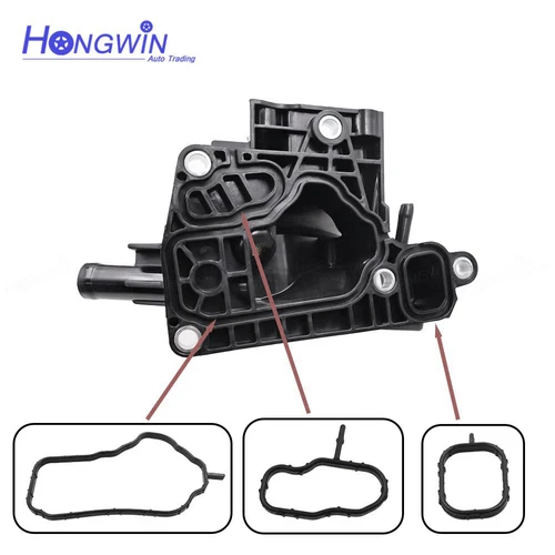 Imagen 2 del producto 11060-5RB0A 110605 RB0A 22630-JA10A Toma De Agua carcasa del termostato del refrigerante del motor para Nissan Kicks Versa N18 N18X P15B 1,6 2016 +