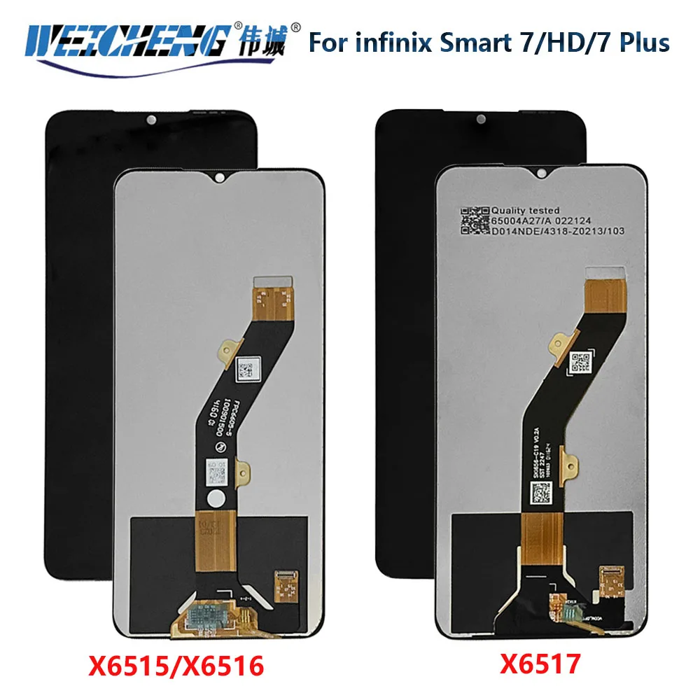 

X6515 Tested Lcd For Infinix Smart 7 Display Touch Screen Digitizer Panel Assembly For Infinix Smart7 HD X6516 Smart7 Plus X6517