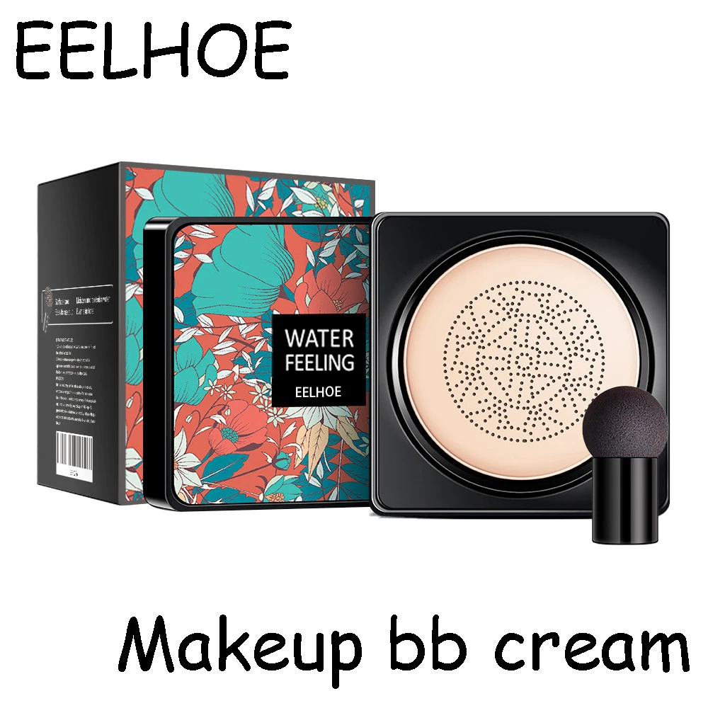 EELHOE Gesichts-Make-up, Luftpolster-BB-Creme, perfekte Abdeckung, erhellt den Hautton, feuchtigkeitsspendende Ölkontrolle, Concealer, Make-up, BB-Creme