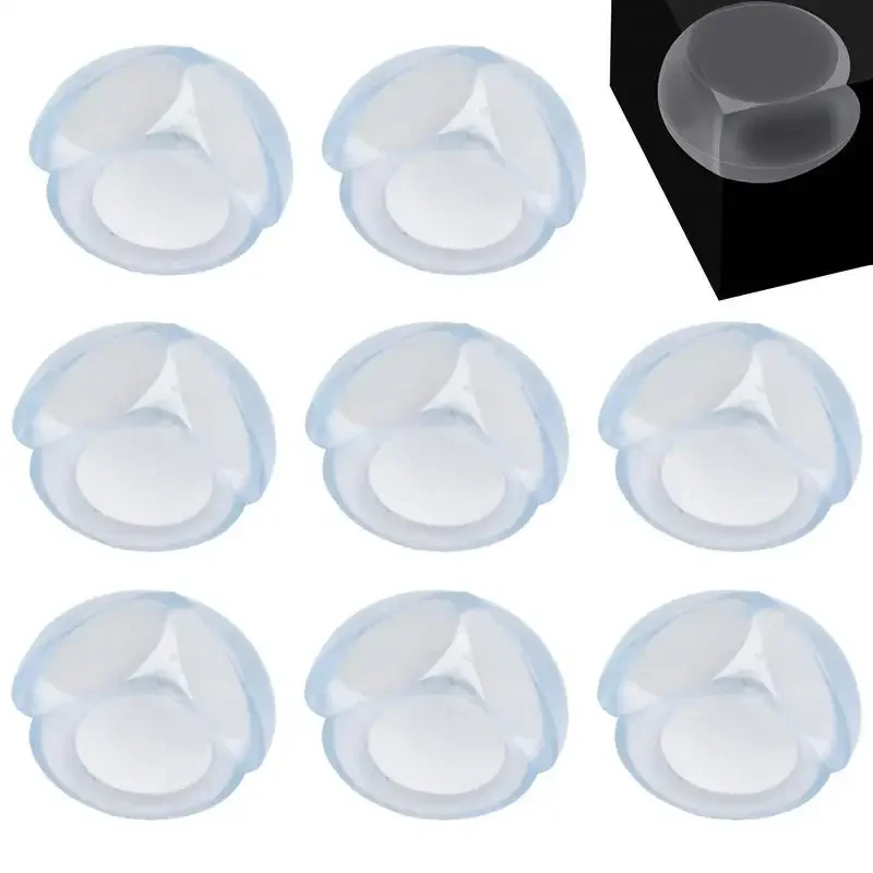 Protecteur de coins de Table en Silicone pour bébé, 8 pièces, Protection anti-collision pour enfants