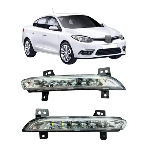 Renault Fluence 2014-2021용 전면 LED 안개등, 주간 주행등, 범퍼 라이트 266057986 266005976