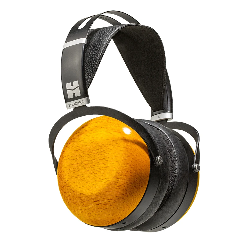 HIFIMAN SUNDARA Over-Ear-Planar-HiFi-Kopfhörer mit geschlossener Rückseite und magnetischem Stealth-Magnet-Design, Holz-Ohrmuscheln