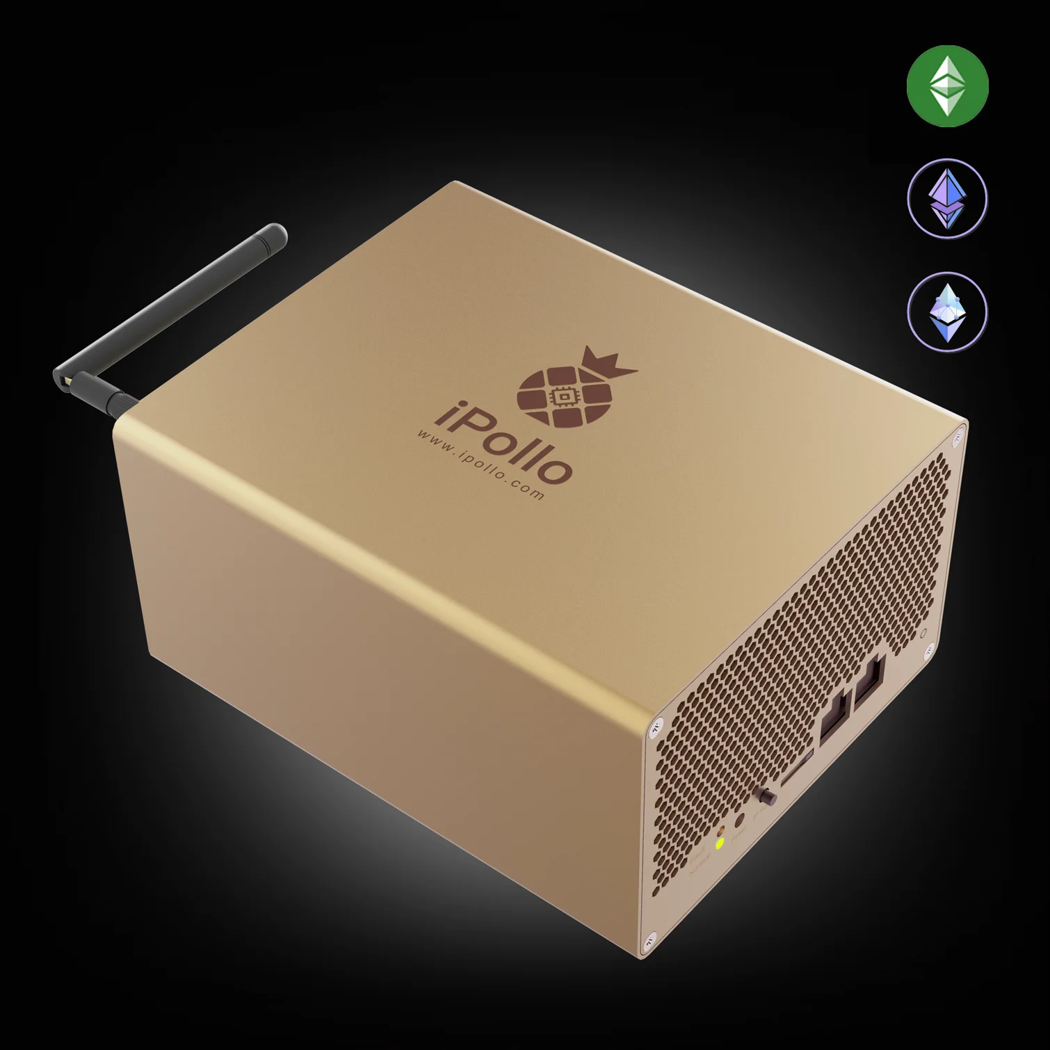 

New iPollo V1 Mini Asic Miner Crypto Mining Machine with Power Supply 300MH/s