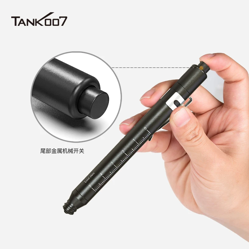 TANK007 2700K Warm-toned pen light; high-precision optical inspection flashlight for doctors and nurses; clip-on tool bag