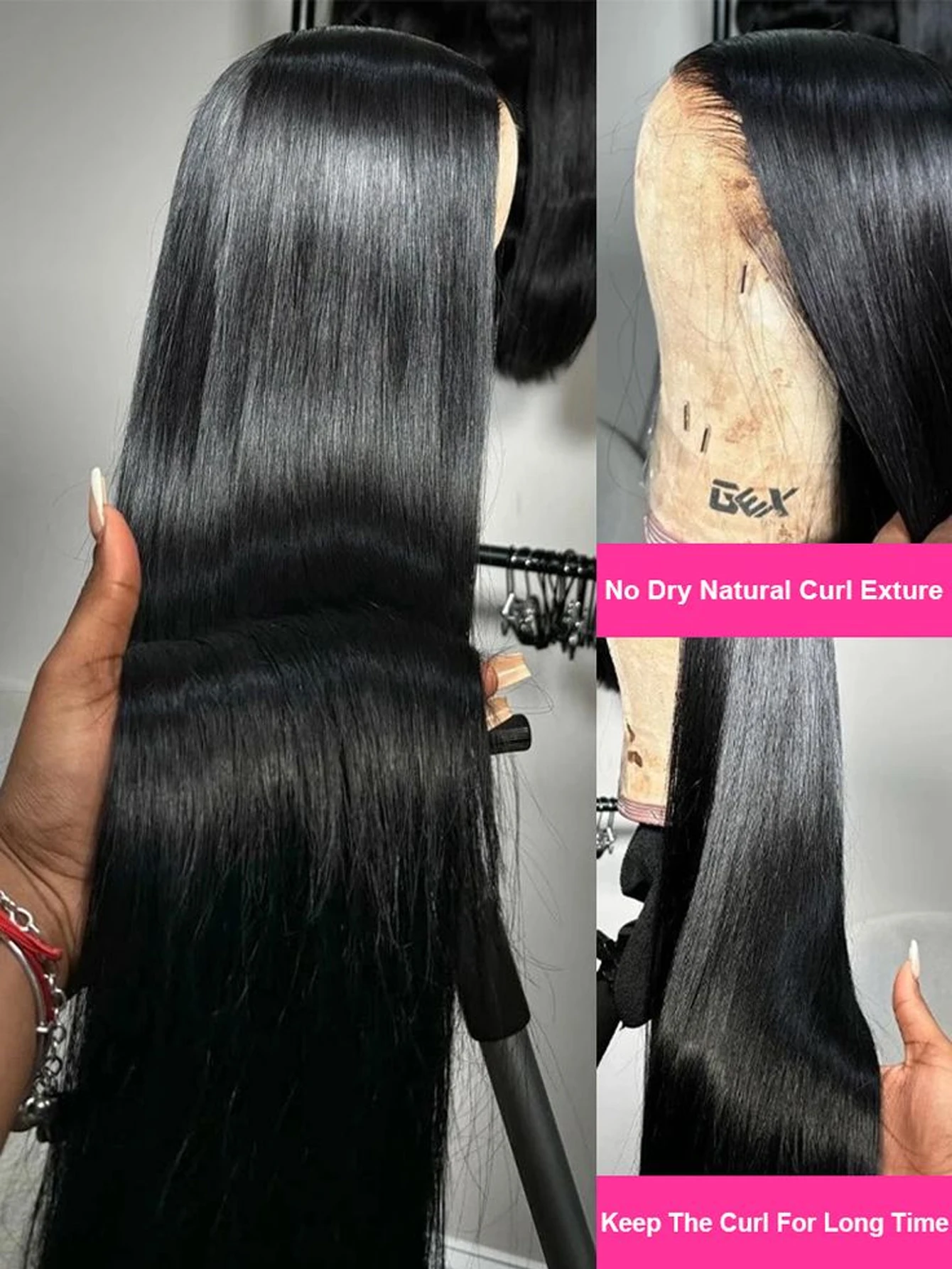 13x6 HD الدانتيل أمامي العظام مستقيم غلويليس قبل قطع مستقيم الدانتيل الباروكة جاهزة لارتداء 100% باروكة من شعر طبيعي قطعها مسبقا