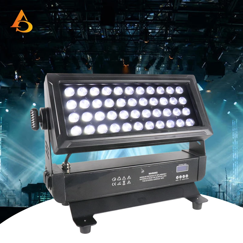 4-10pcs/44x10W RGBW 4 in 1 LED IP65 Waterproof Flood Light DMX Control Plane Spot Light Background Stain DJ Disco Stage Lighting