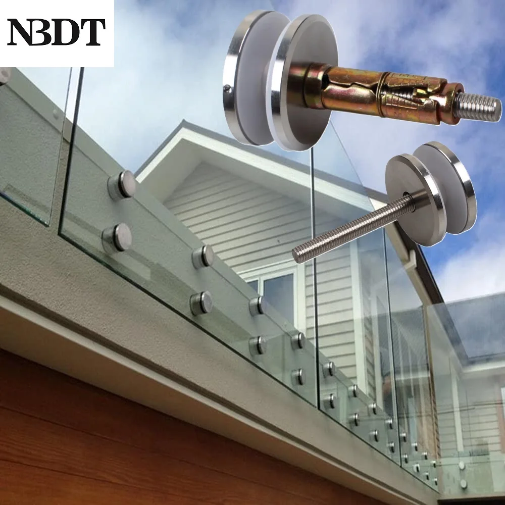 2Pcs SUS304 Glass Railing Standoff Pin For Balcony Stair Balustrade Guard Fence