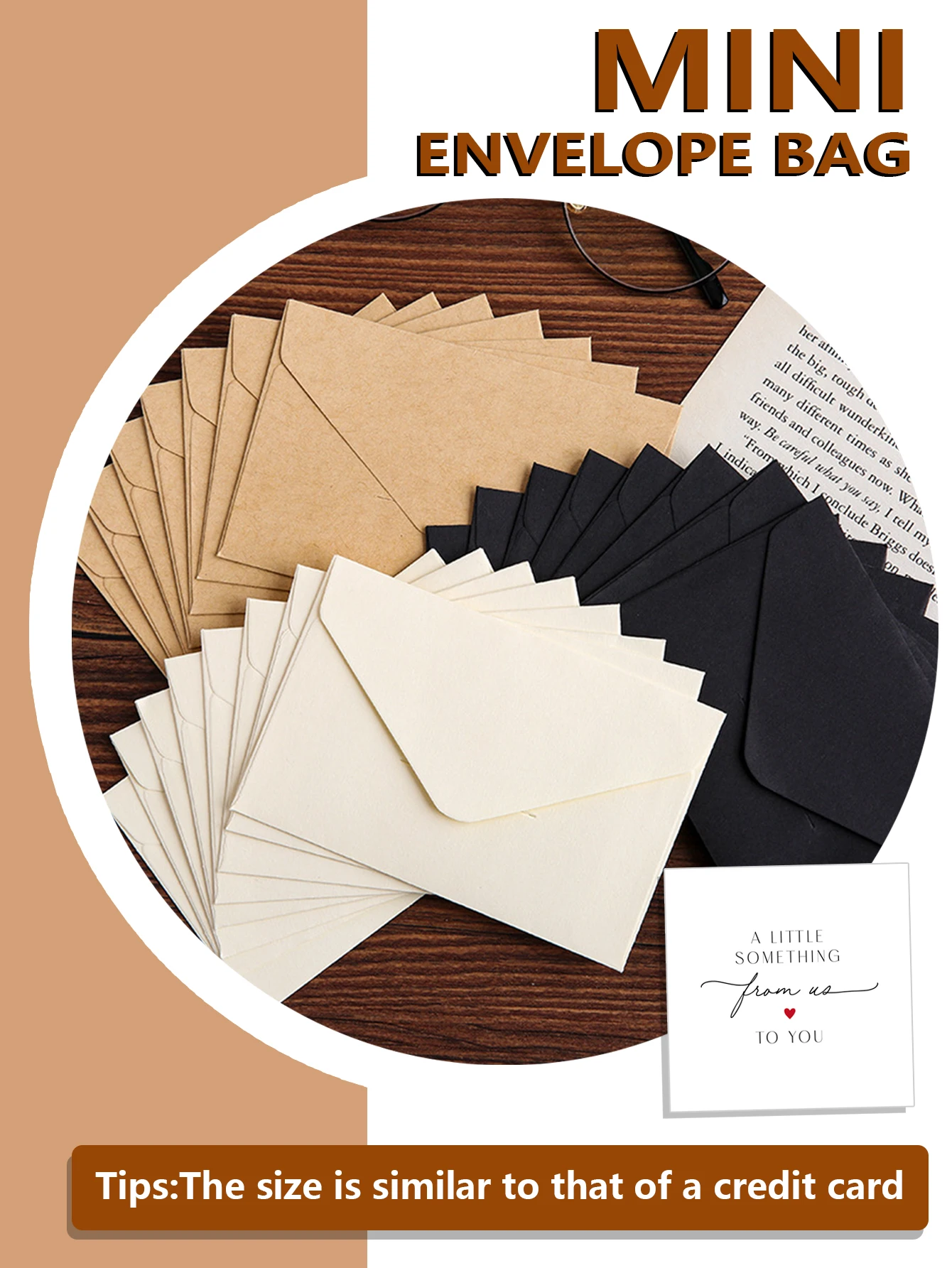 10PCS Classical Retro Mini Paper Envelopes Creative Small Card Note Holders Wedding Invitation Envelope Gift Envelope