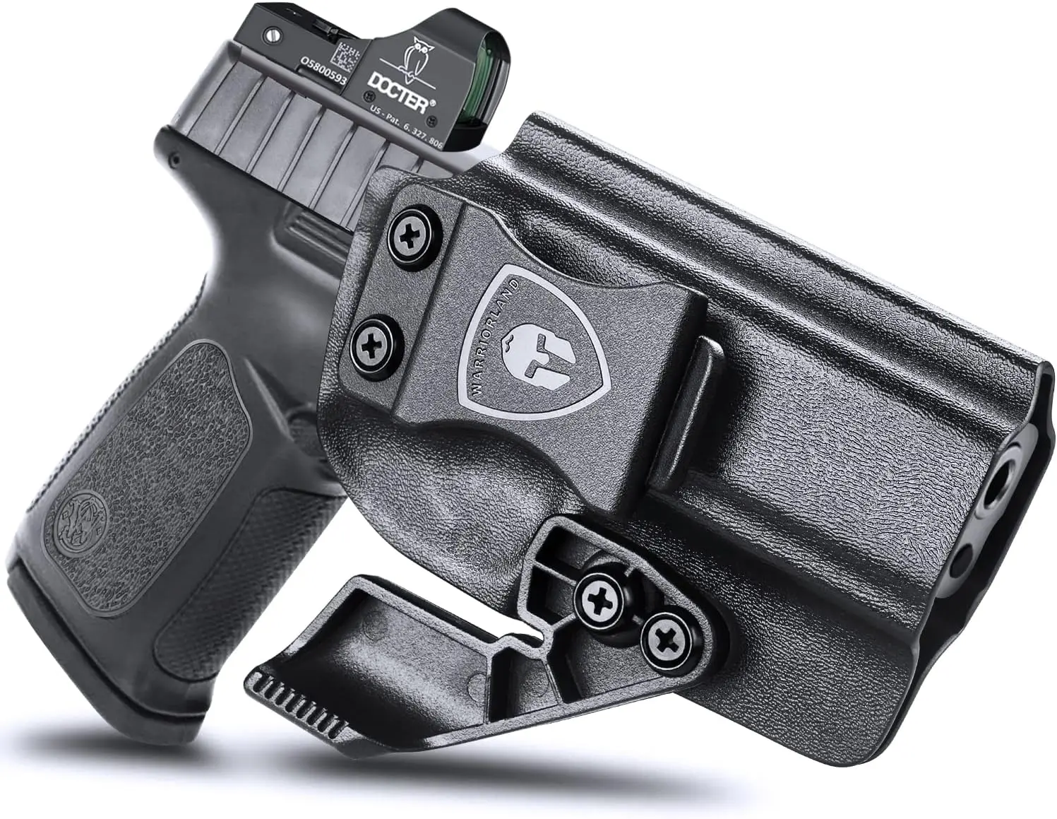 Smith & Wesson SD9VE & SD40VE IWB Kydex Holster with Claw, Red Dot Optics Cut, Right Hand | Warriorland