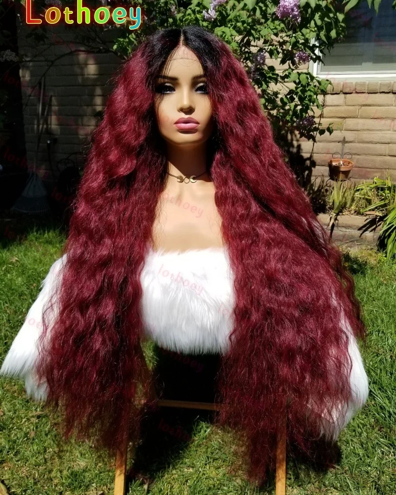 

Lace Front Wig Long Wavy Lace Wig Cosplay Ombre Blonde Wig Lace Wig Wigs For Women Lace Wig Natrual