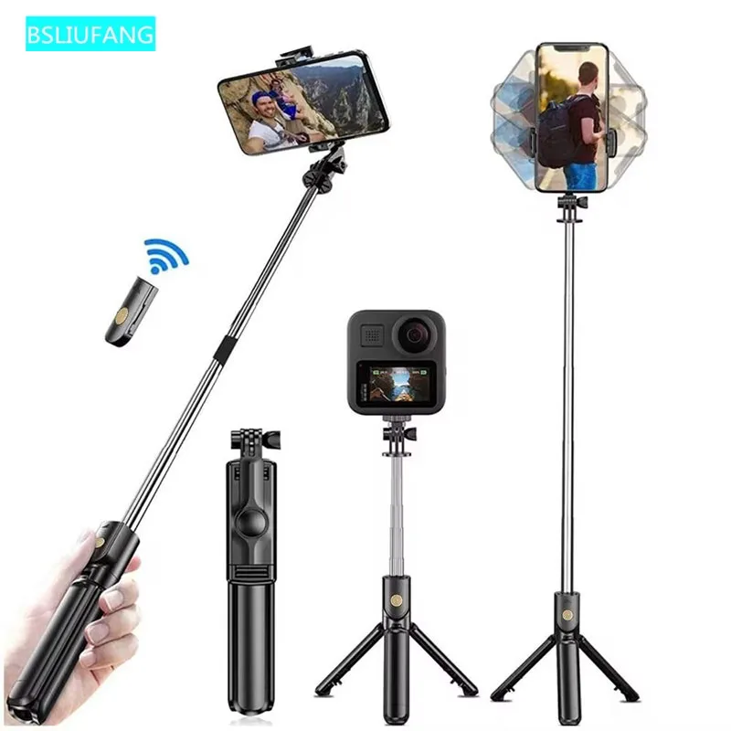 S03 Bluetooth Wireless Phone Holder Mini Tripod Extendable Monopod Remote Shutter For iPhone Samsung Xiaomi Selfie Stick