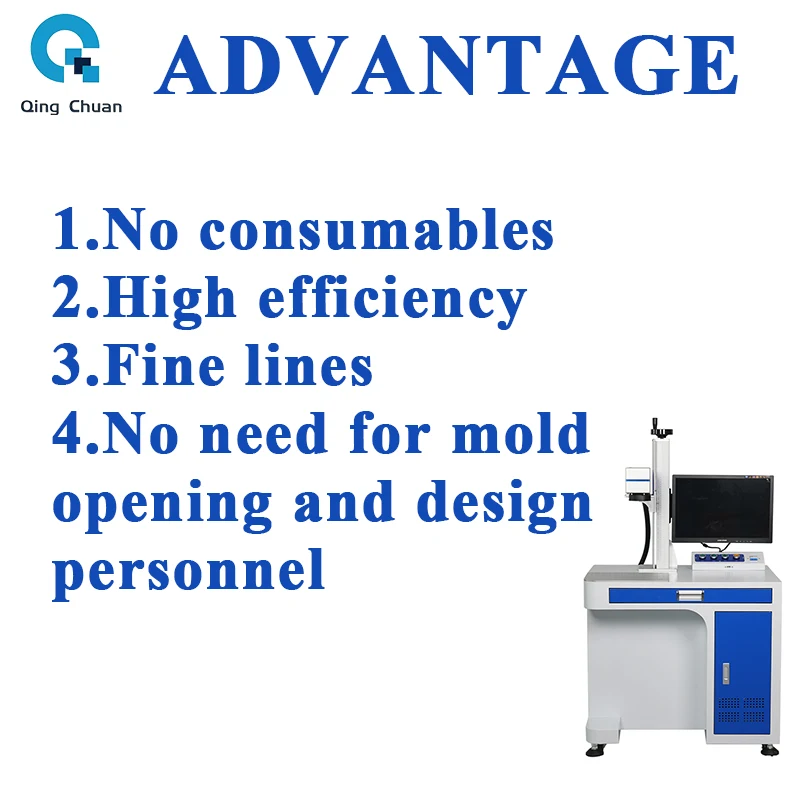 Laser Marking Machine 20W Metal Stainless Steel Plastic Hardware Nameplate Coding Lettering Engraving Machine