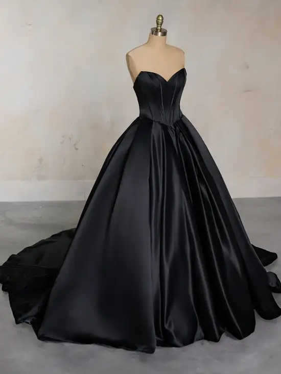 Lakshmigown Off The Shoulder Crepe Satin A-Line Bridal Gowns For Formal Party Floor Length Wedding Dress Vestidos Customized image 6