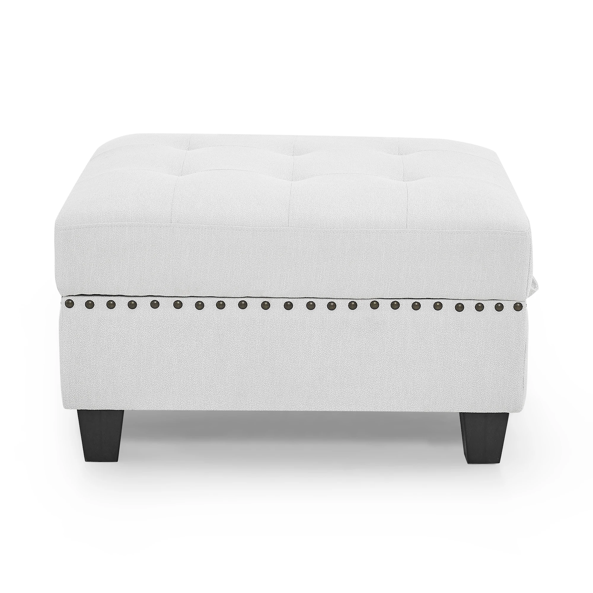 

The ivory sofa stool is versatile and suitable for everyone