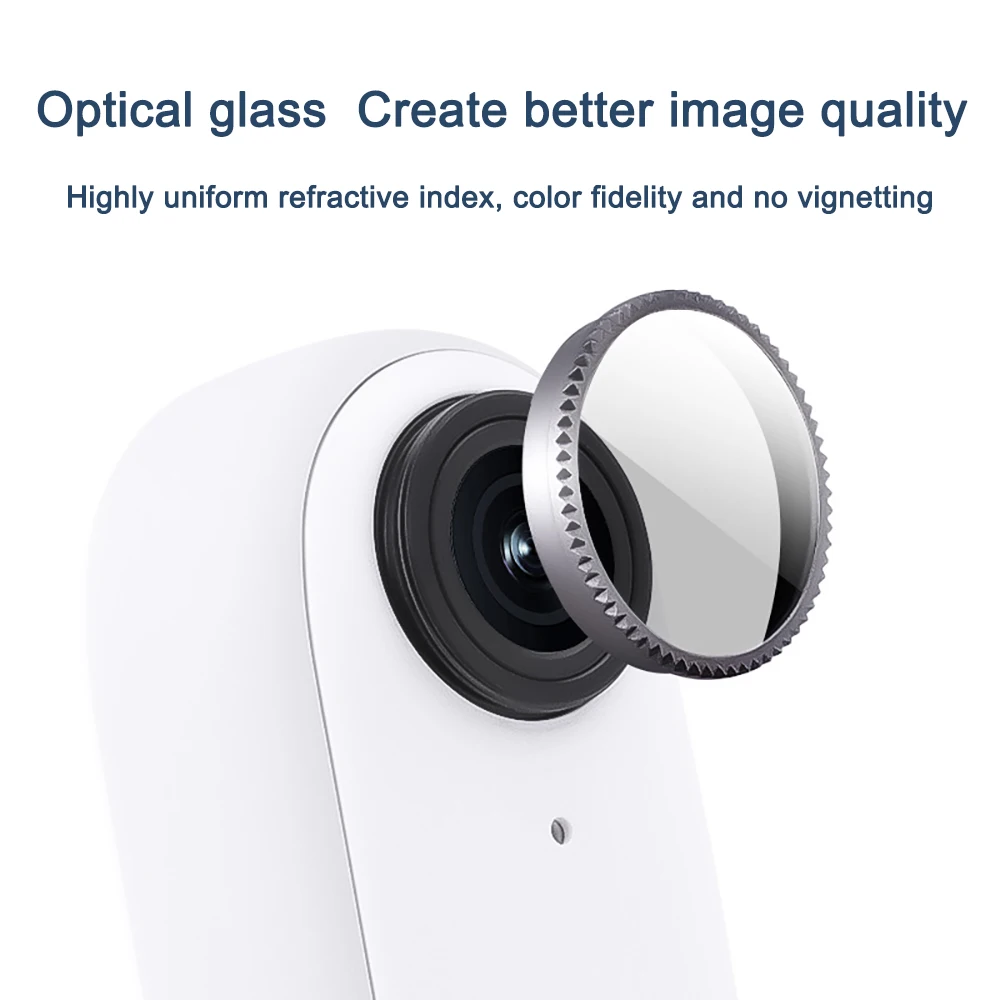 

ND4 ND8 ND16 ND32 ND64 CPL STAR Lens Filter Glass Guard Neutral Density Protector For Insta360 GO2 GO3 Action Camera Accessories