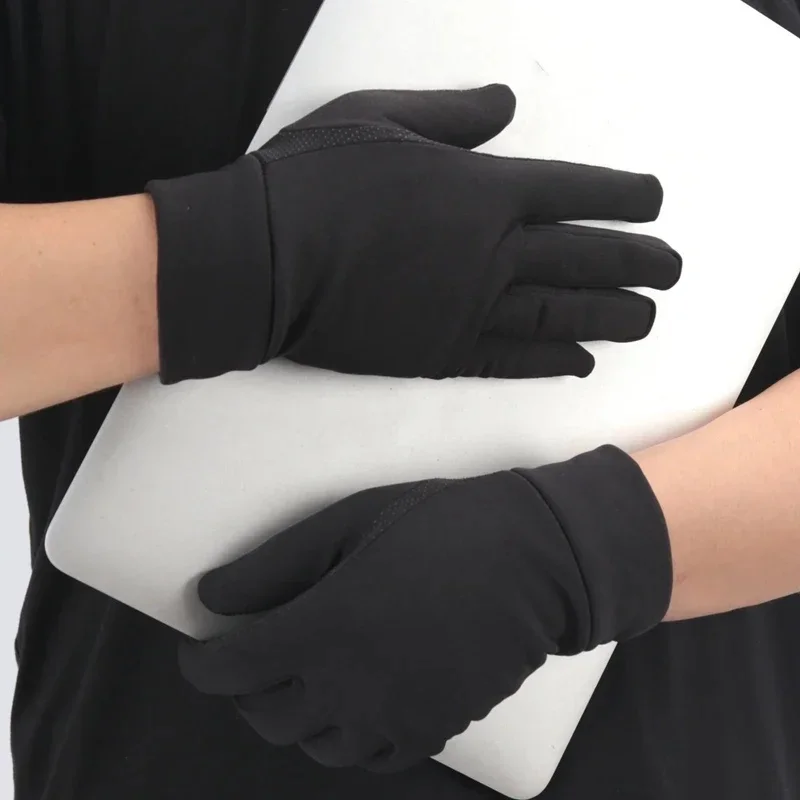 AliExpress IHGSNMB Women Men Elastic Gloves Driving Cycling Winter Outdoor Sports Gloves Usefulness Black Bike Motorcycle Soft Non-slip Work Gloves