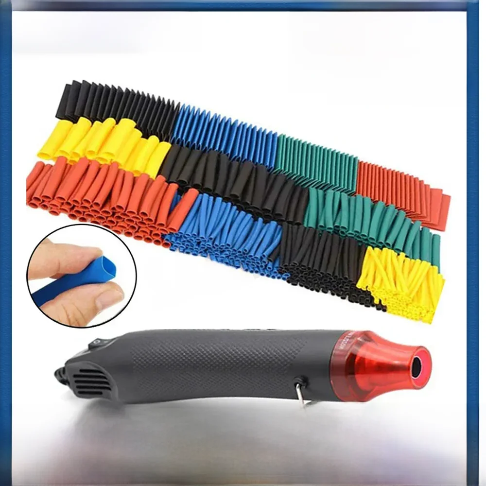 Pistolet à Air chaud 300W, puissance électrique, souffleur de température, Tube thermorésistant, emballage thermorétractable, Tube rétractable avec pistolets à Air chaud