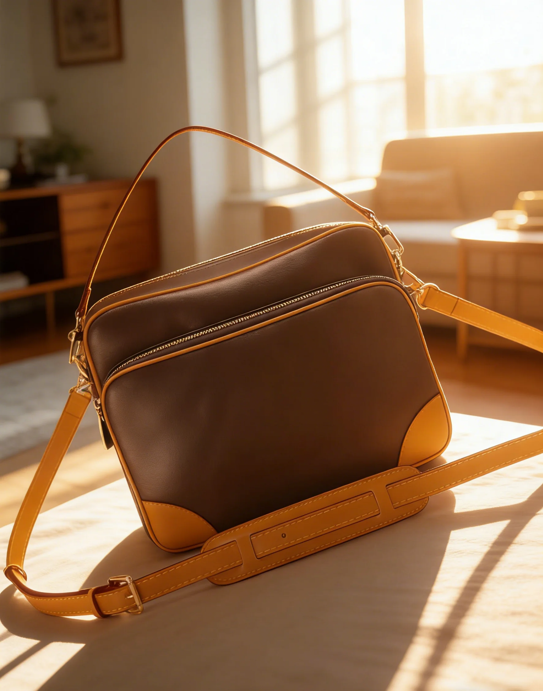 

2026 Size: 28.5X20X11.5 cm New Model - Versatile and Fashionable PU Leather Bag - Durable, High-Quality and Affordable