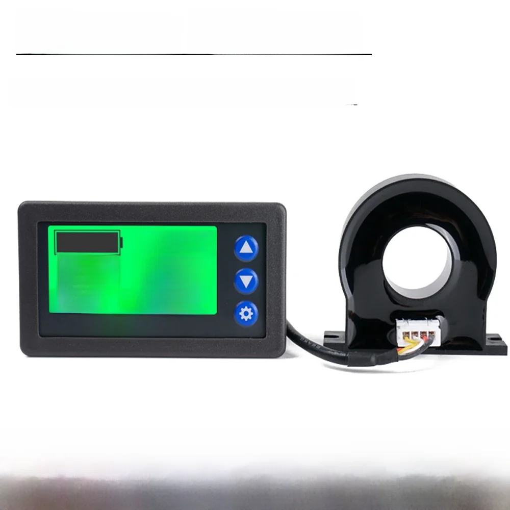 Monitorowanie baterii Hall miernik coulomba DC 8-100V 100A - 400A Lifepo4 ołowiu kwasu akumulator litowo-jonowy pojemności, moc wyświetlacz 12V 24V 36V 48V — zdjęcie 2