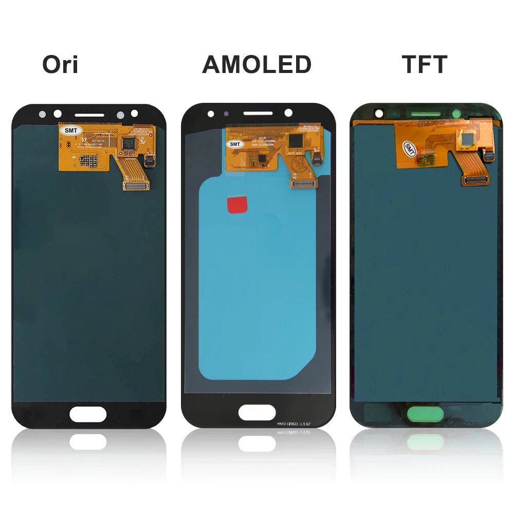 밝기 조절 LCD 디스플레이 터치 스크린 디지타이저 어셈블리, 삼성 J5 2017 J530 J530FM, J5 프로 2017 디스플레이용, 5.2 인치