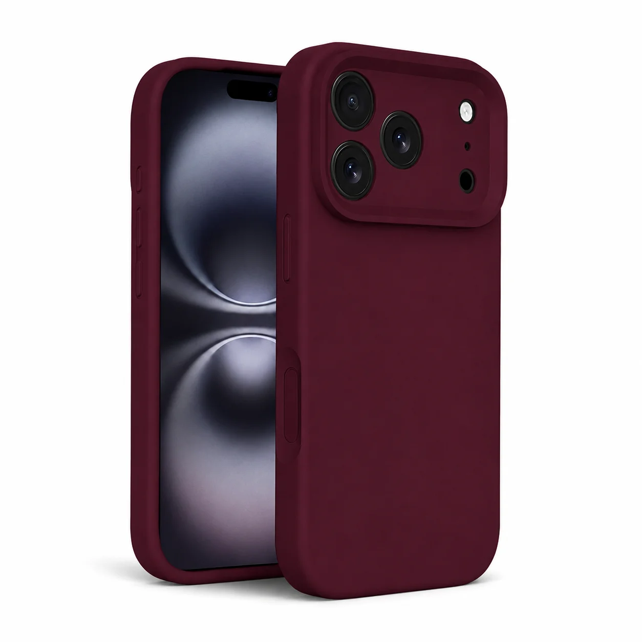 Hochwertige, schlichte, modische, einfarbige Hülle für iPhone 18 17 16 15 14 13 12 11 Pro Max Plus 17 Air, mattierte, stoßfeste, weiche Hülle