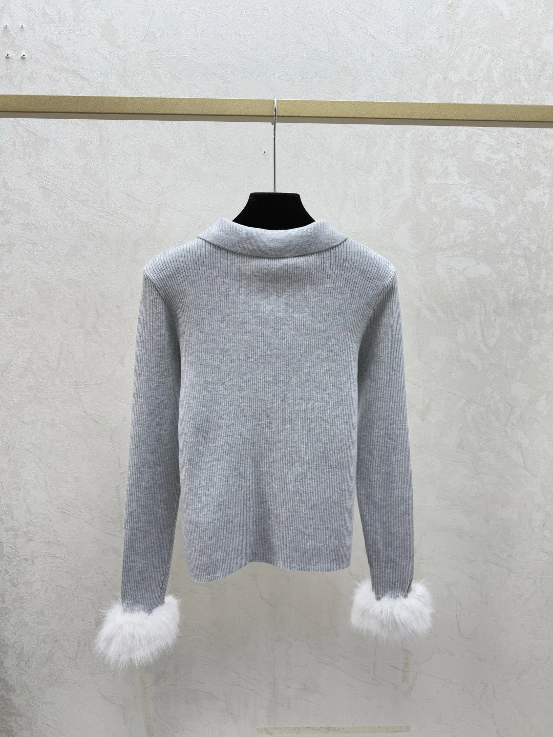

New Women's Fashion Solid Color Round Neck Long Sleeve Knit Sweater