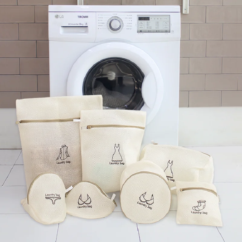 7 kinds set of daily sharing all-use laundry net