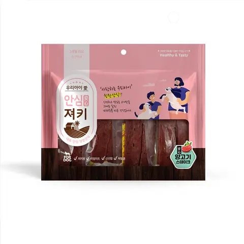 우리아이 안심져키(양고기스테이크/300g),양고기져키,강아지간식, 강아지사사미,애견간식