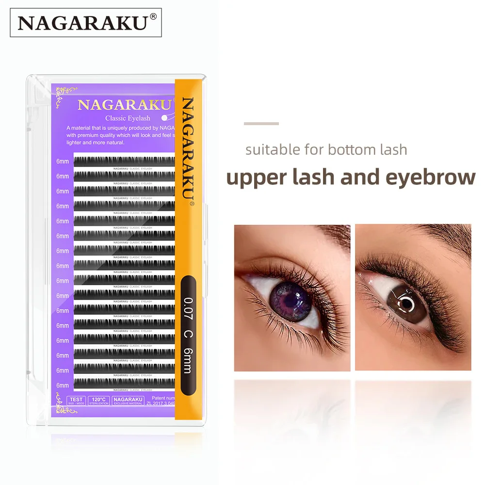 NAGARAKU Einzelwimpern Maquillaje Make-up 5mm 6mm 7mm 8mm Synthetische Nerz-Wimpern Hochwertige Weiche Natürliche Wimpernverlängerung – Detail 9