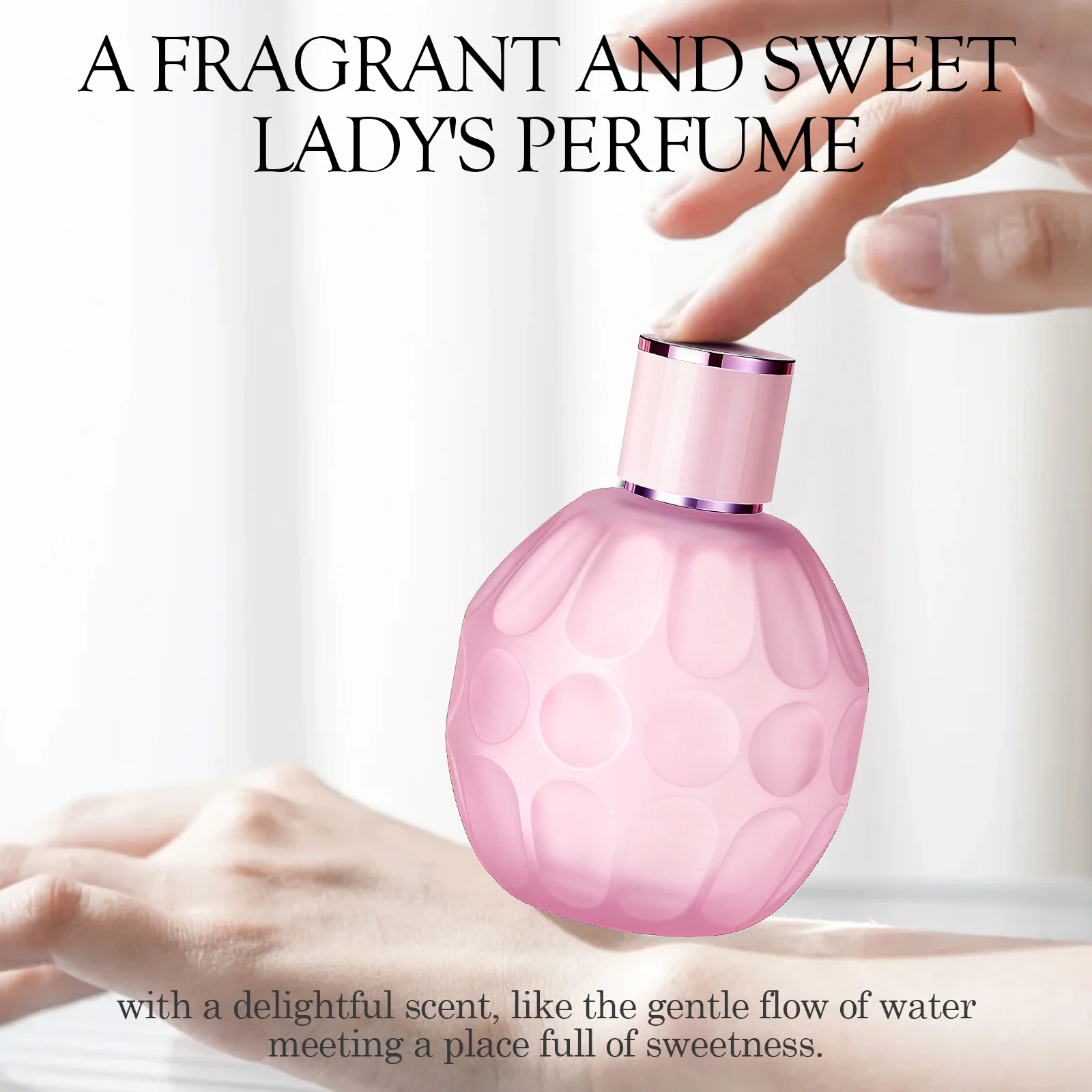 1 PAKET / 100ML parfum wanita, dengan aroma buah manis dan susu, wangi tahan lama, cocok untuk penggunaan di kantor.