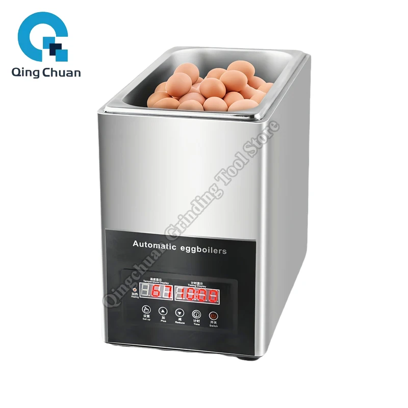 

Электрическая яйцеварка на 9 л, большая емкость, коммерческая, для яиц на пару, интеллектуальная, для мягко-вареных яиц, автоматическая машина для варки яиц