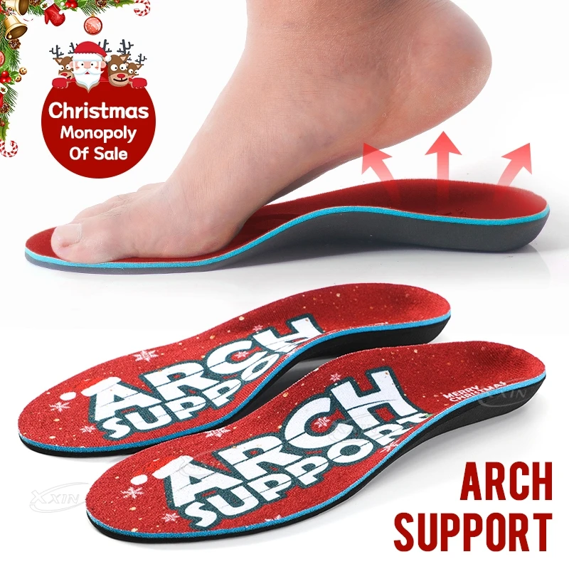 

【Christmas style】Arch Support Insole Orthopedic Insole Women Men Flat Foot Shoe Pad size35-46