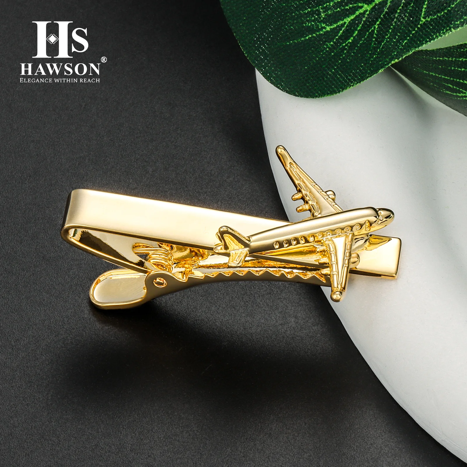 الكلاسيكية الجدة Spitfire مقاتلة طائرة التعادل بار كليب للرجال الأعمال الزفاف التبعي التعادل دبوس كليب #2