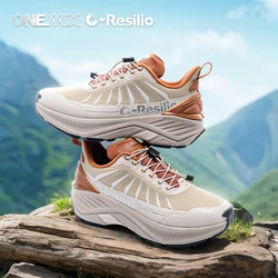 ONEMIX Light Outdoor Trekking Sneakers Men Women Non Slip Mesh Cushion Hiking Walking Casual Running Sports Shoes