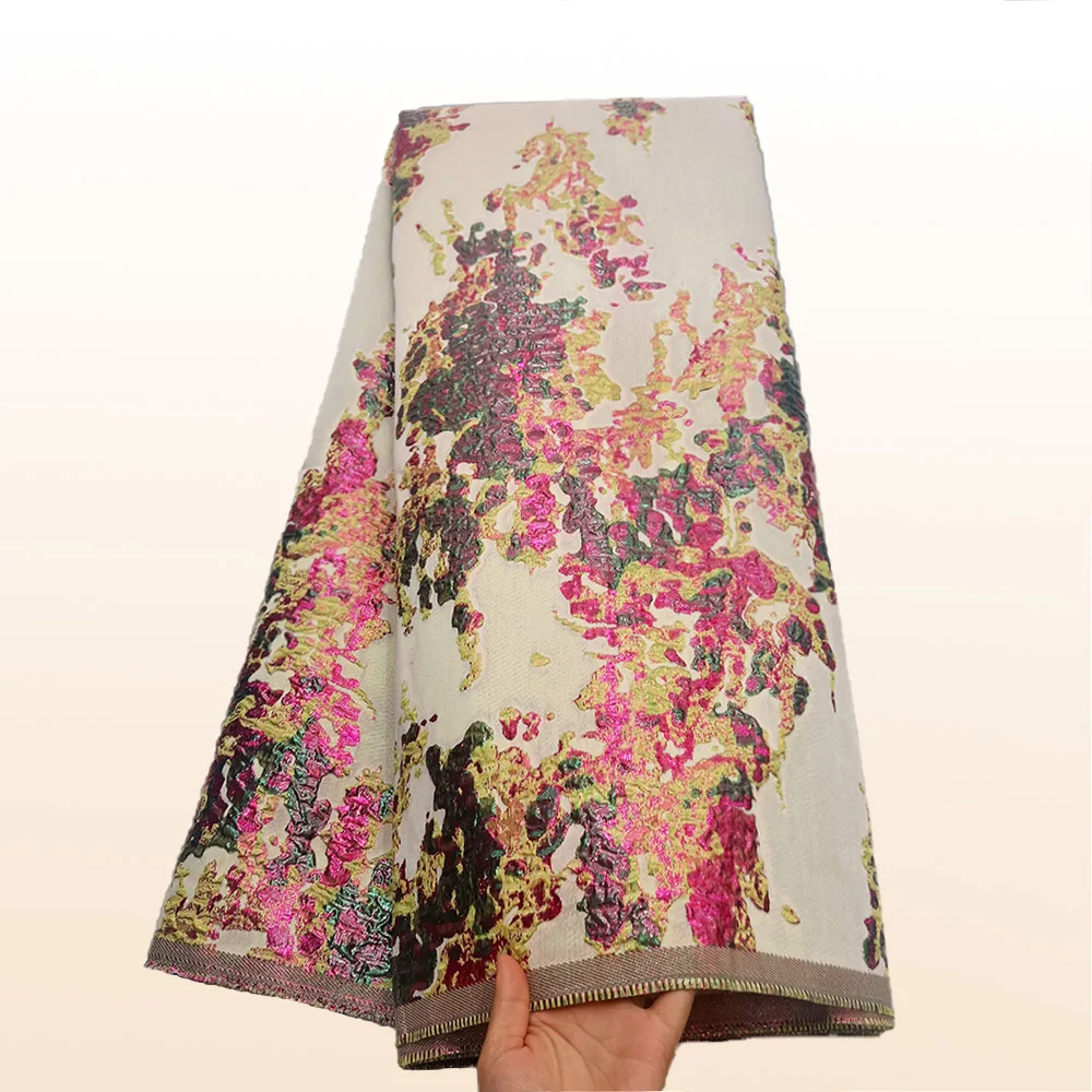 

High Quality Stylish Lace Fabric Fashion Lace Polyester Brocade Fabric