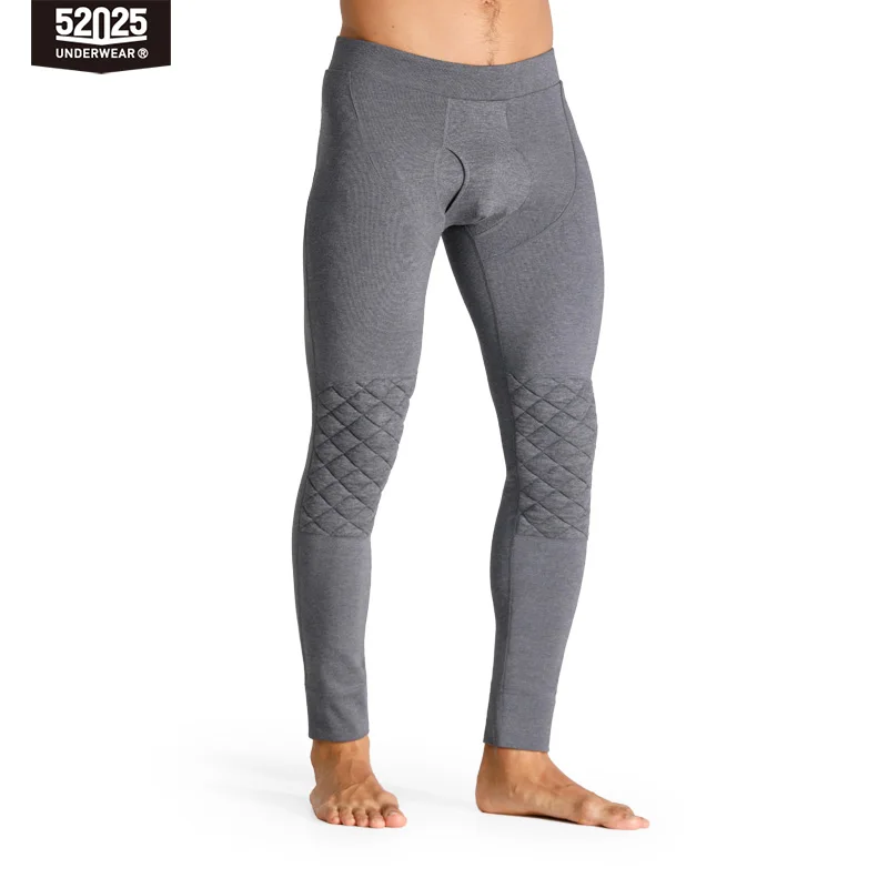 

52025 Ultra-Warm Men’s Winter Thermal Leggings – Thick Fleece-Lined Cotton for Superior Insulation, Warmth & All-Day Comfort