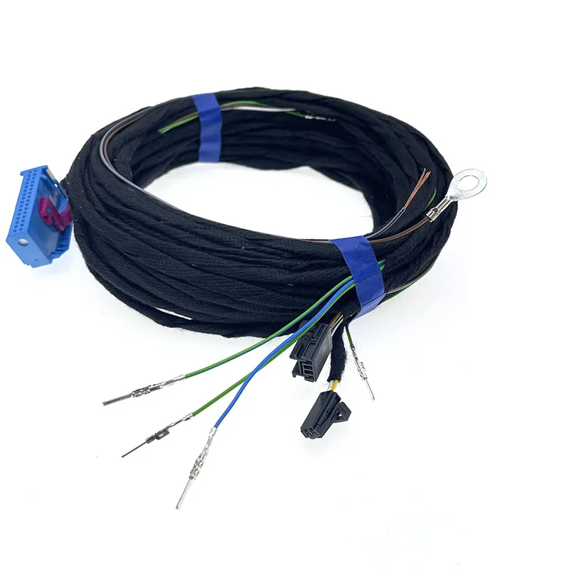 دخول بدون مفتاح نظام كيسي كابل تسخير بدء إيقاف نظام تسخير سلك كابل ل A4 B8 Q5 #5