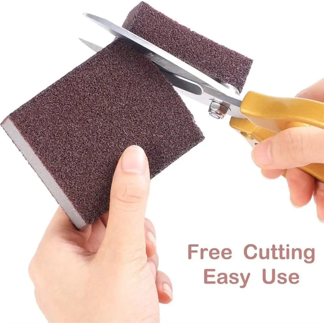 

Emery Sponge (10-Pack), Sponge Material, Higher Hardness, Better Abrasiveness, Shines Pot Bottoms, for Kitchen Cleaning