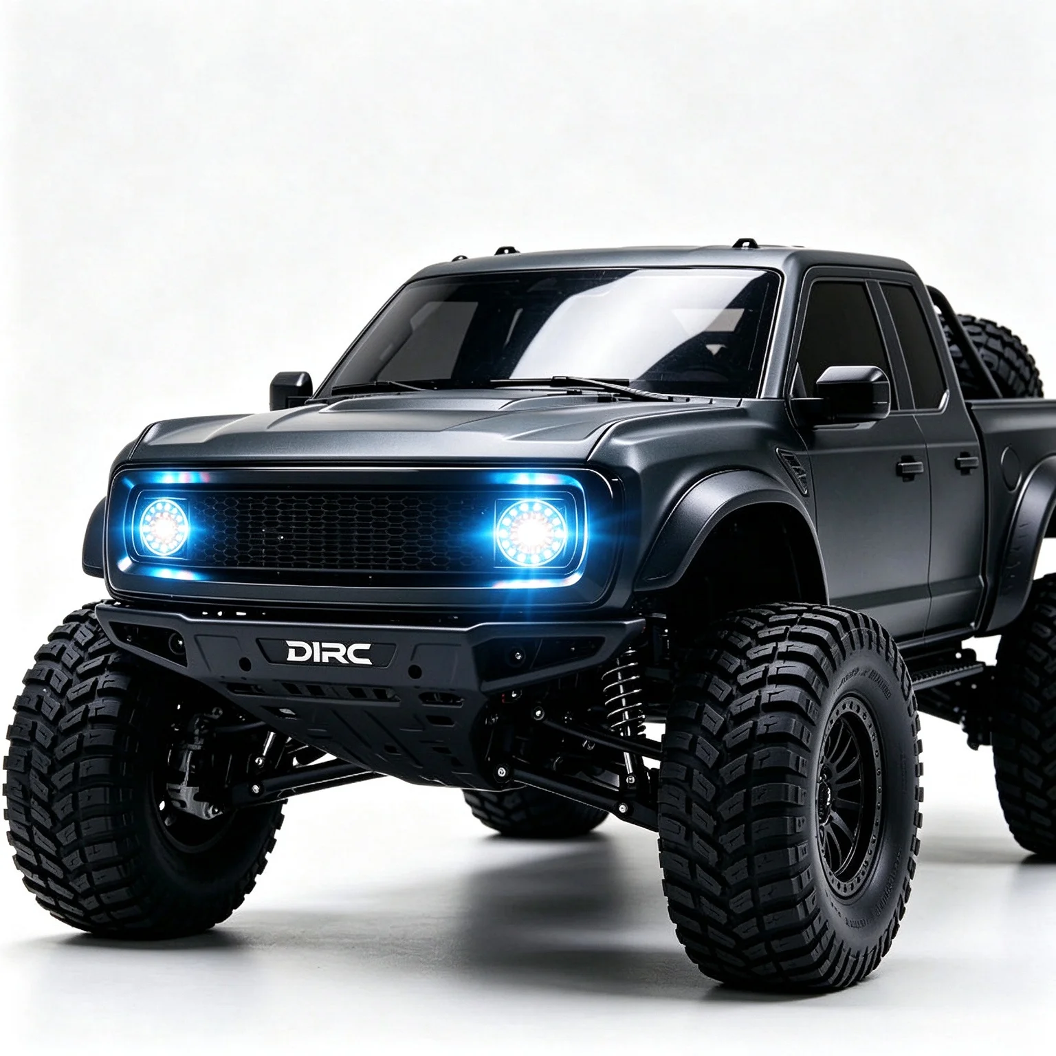 D1RC 1pair RC Crawler Headlights LED Light Kit for Ford Body Shell RC Car Front Lamp Upgrade Parts