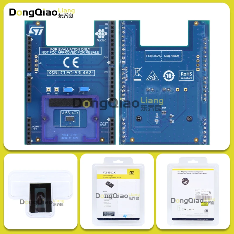 For the X-NUCLEO-53L4A2 Cross-Time Sensor with an Extended-Range Measurement Expansion Board for STM32