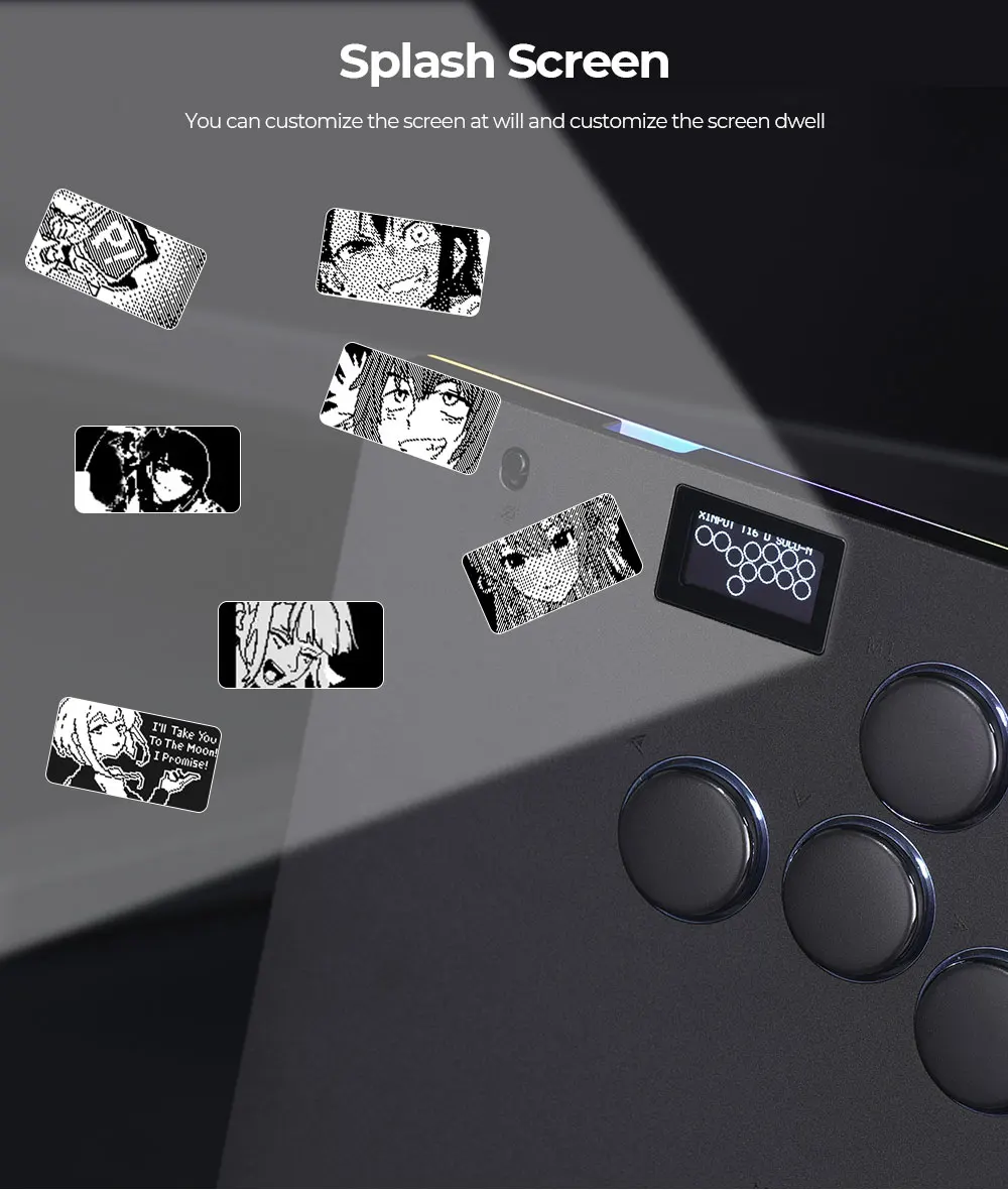 Haute42 M-Ultra Gen 2 Aluminium-Legierung Hebellos-Arcade-Stick Hitbox-Controller für PC/PS4/PS5 Arcade-Hebellos-Controller – Detail 39