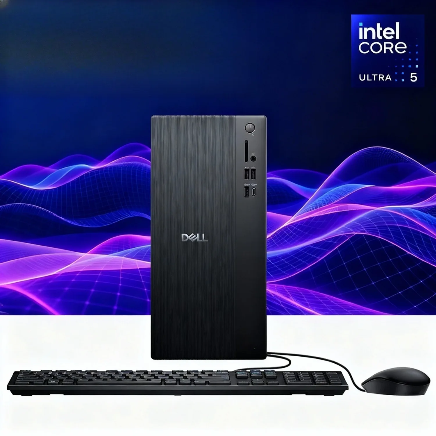 

Настольный компьютер Dell Tower, Intel Core Ultra 5 225, оперативная память DDR4 до 64 ГБ, твердотельный накопитель 4 ТБ, Wi-Fi 6, клавиатура и мышь, Windows 11 Home
