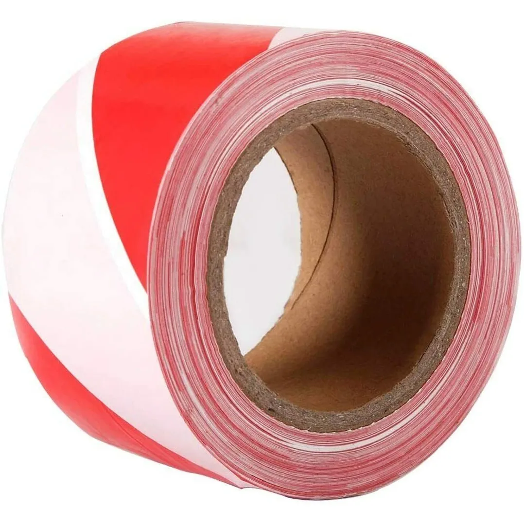 Red and white beading tape 100 m x 70 mm non-adhesive (1 roll) tools measurement and analysis instruments optical instruments lenses