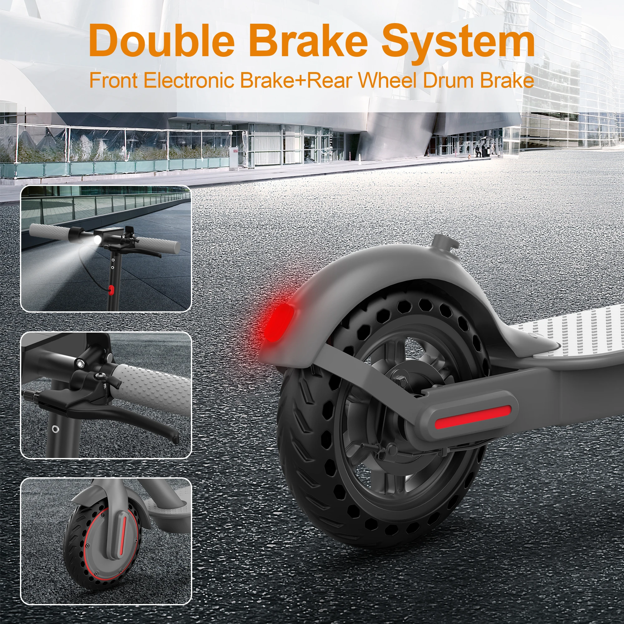 Neuer 2026 AOVOPRO LPTX01/S80PRO Elektroroller für Erwachsene mit Hoher Leistung, 25/35KM Reichweite, 8,5 Zoll Doppelbremse, Faltbarer E-Scooter – Detail 24