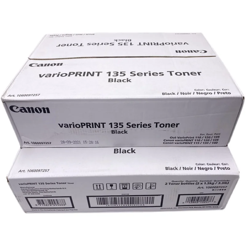 6117B005AA Toner Asli (2 Botol Toner) Hitam untuk Canon VP 135 110 115 120 130 140 1060097257