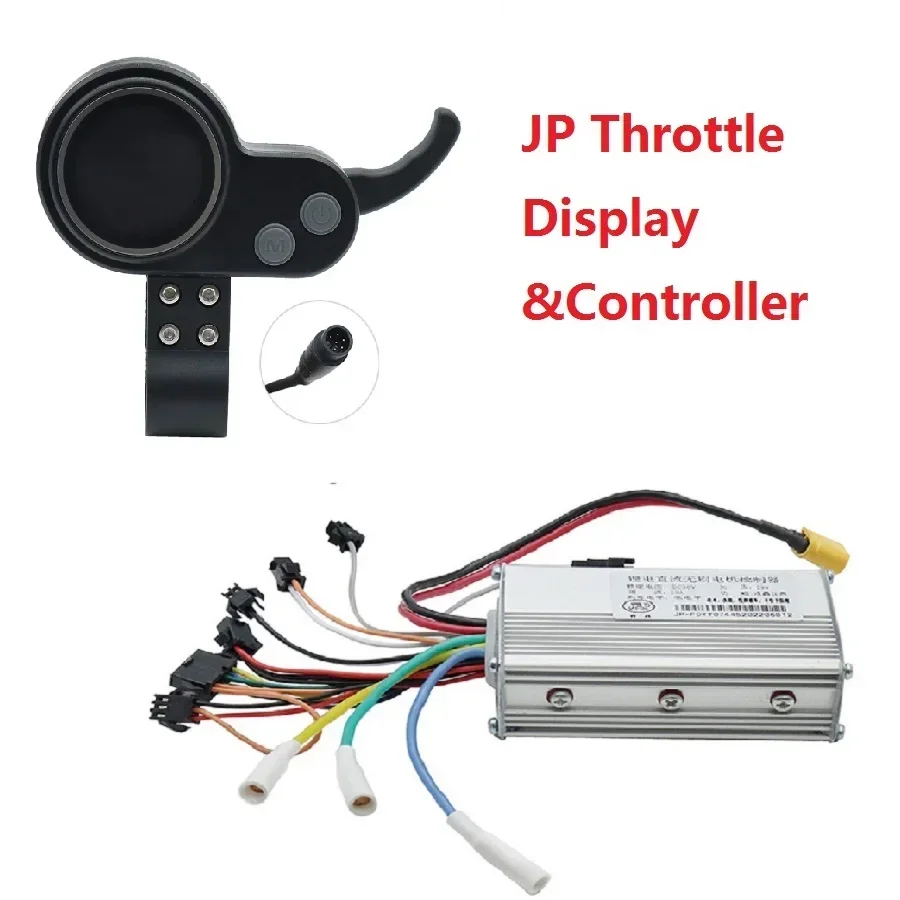 JP Jipin Brushless Motor Controller No Hall 36V 19A/48V 25A JP LCD Display For Electric Scooter Throttle Controller Part